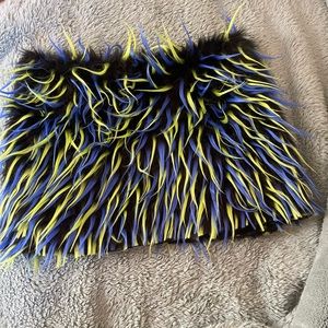 Fluffy skirt colorful